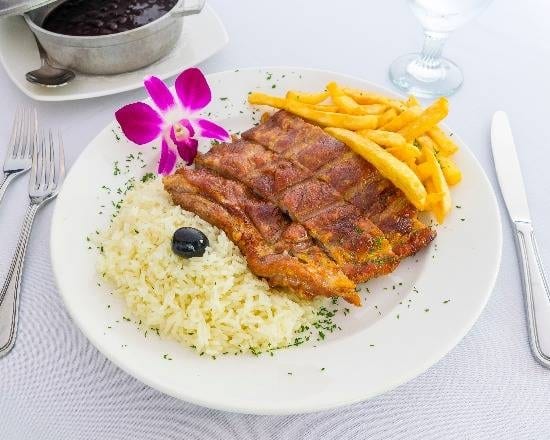 Barbecued Pork Ribs.
